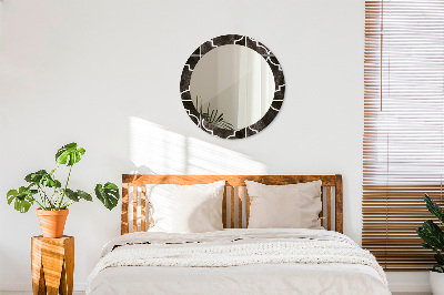 Miroir rond avec décoration Carreaux anciens