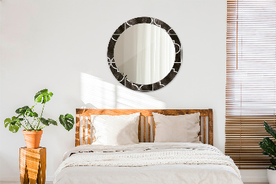 Miroir rond avec décoration Carreaux anciens