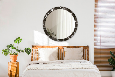 Miroir rond avec décoration Carreaux anciens