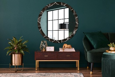 Miroir rond avec décoration Carreaux anciens