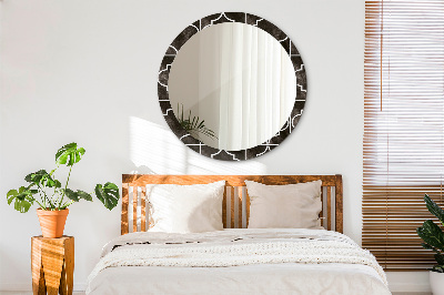 Miroir rond avec décoration Carreaux anciens