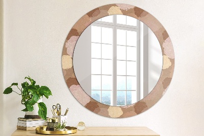 Miroir rond imprimé Composition de roses