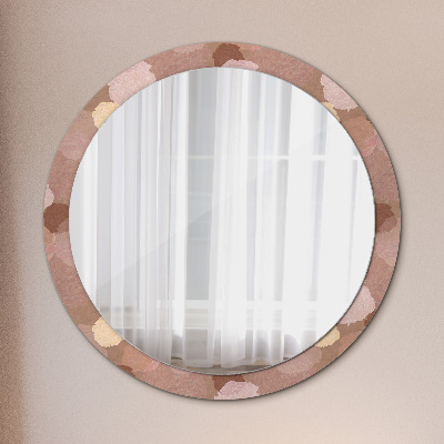 Miroir rond imprimé Composition de roses