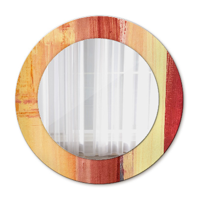 Miroir rond imprimé Peinture abstraite