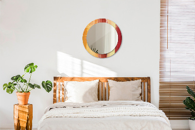 Miroir rond imprimé Peinture abstraite