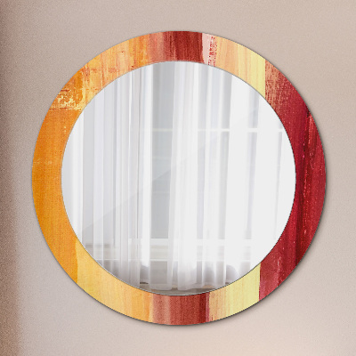 Miroir rond imprimé Peinture abstraite