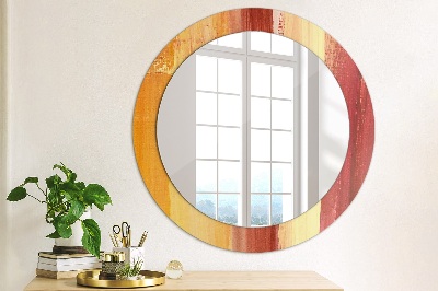 Miroir rond imprimé Peinture abstraite
