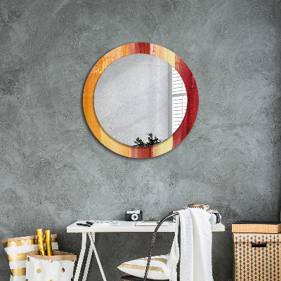 Miroir rond imprimé Peinture abstraite