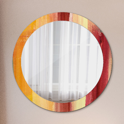 Miroir rond imprimé Peinture abstraite
