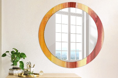Miroir rond imprimé Peinture abstraite