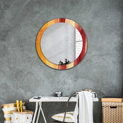 Miroir rond imprimé Peinture abstraite
