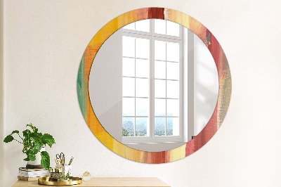 Miroir rond imprimé Peinture abstraite