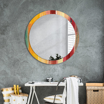 Miroir rond imprimé Peinture abstraite