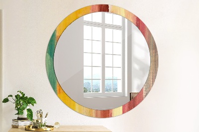 Miroir rond imprimé Peinture abstraite