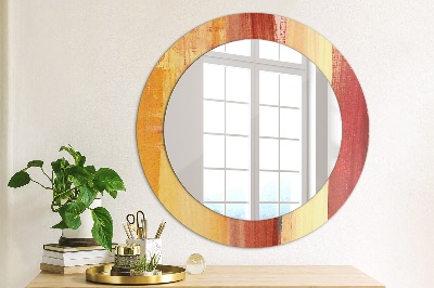 Miroir rond imprimé Peinture abstraite