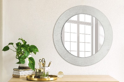 Miroir rond imprimé Texture du béton