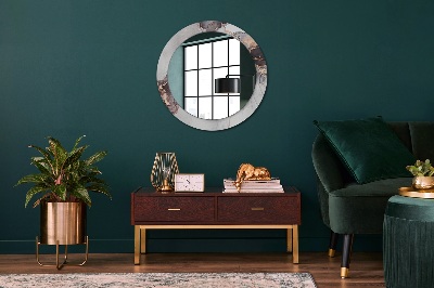 Miroir rond imprimé Fluide abstrait
