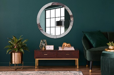 Miroir rond imprimé Fluide abstrait