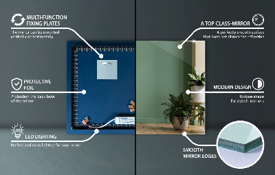 Miroir LED rectangulaire
