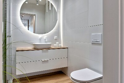 Miroir rond élégant led