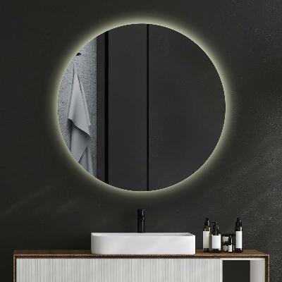 Miroir rond élégant led