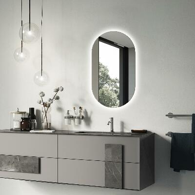 Miroir ovale LED