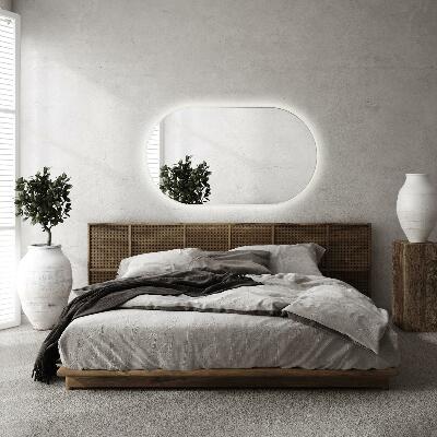 Miroir ovale LED