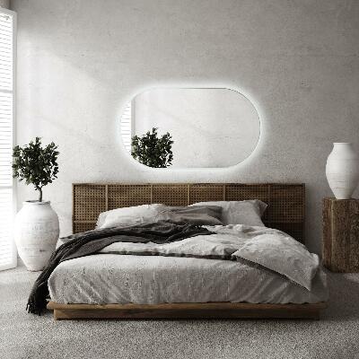 Miroir ovale LED