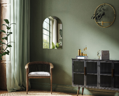 Miroir ovale taillé décoratif