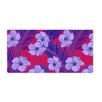 Sous-main bureau Composition tropicale