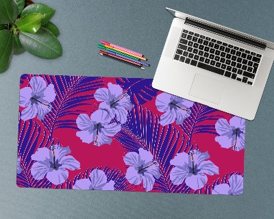 Sous-main bureau Composition tropicale