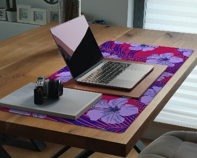 Sous-main bureau Composition tropicale