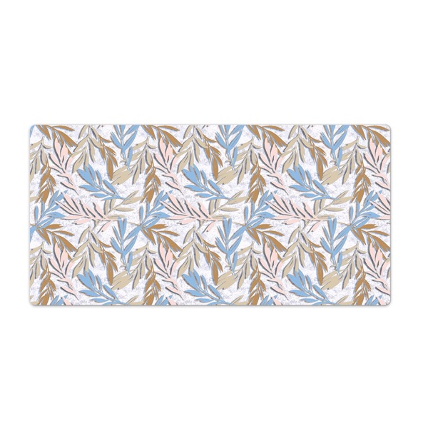 Sous main de bureau Feuilles pastel