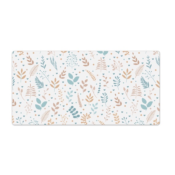 Sous-main bureau Petites feuilles