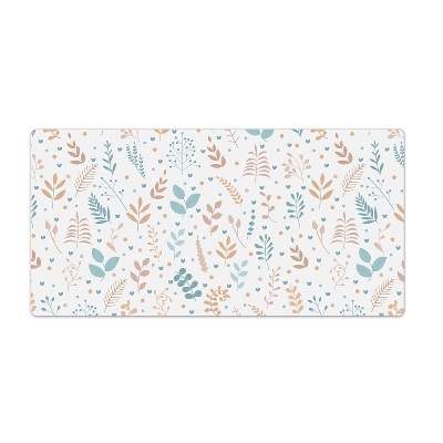 Sous-main bureau Petites feuilles