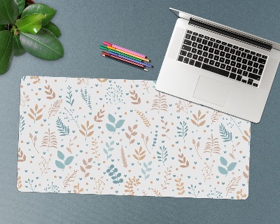 Sous-main bureau Petites feuilles