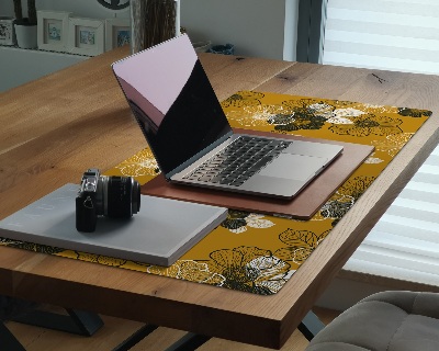 Sous main de bureau Contour de la fleur