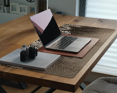 Protège bureau Feuilles et bois