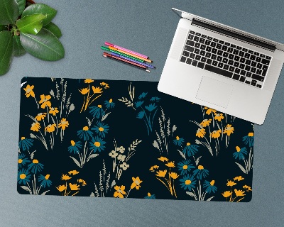 Sous main de bureau Motif floral foncé