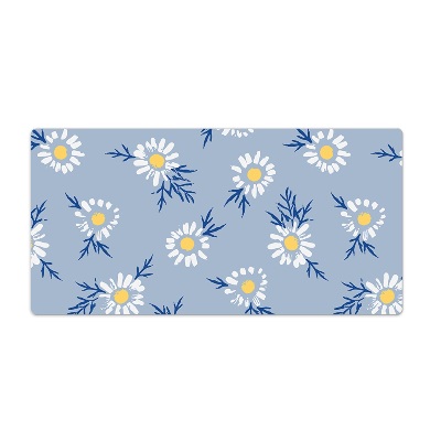 Sous main de bureau Motifs de marguerites