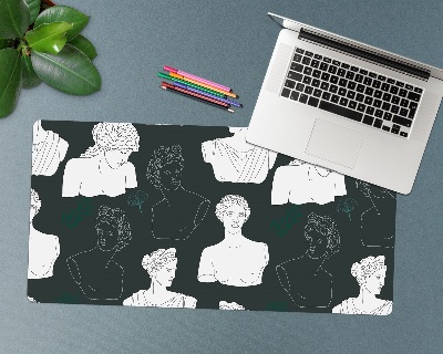 Tapis de bureau Composition de sculptures