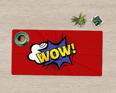 Protège bureau Wow! Bande dessinée