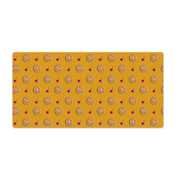 Tapis de bureau Citrons et cerises