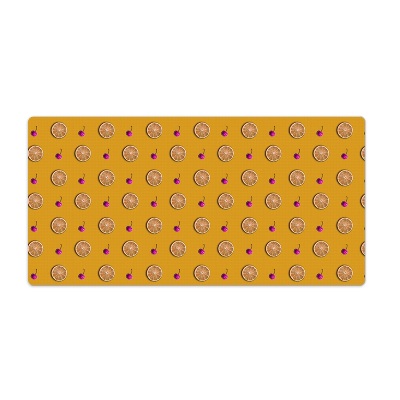 Tapis de bureau Citrons et cerises