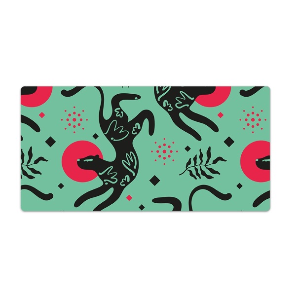 Sous-main bureau Puma surréaliste