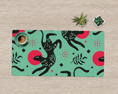 Sous-main bureau Puma surréaliste