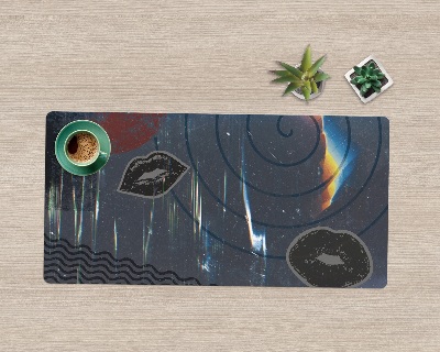 Protège bureau Motif poussiéreux