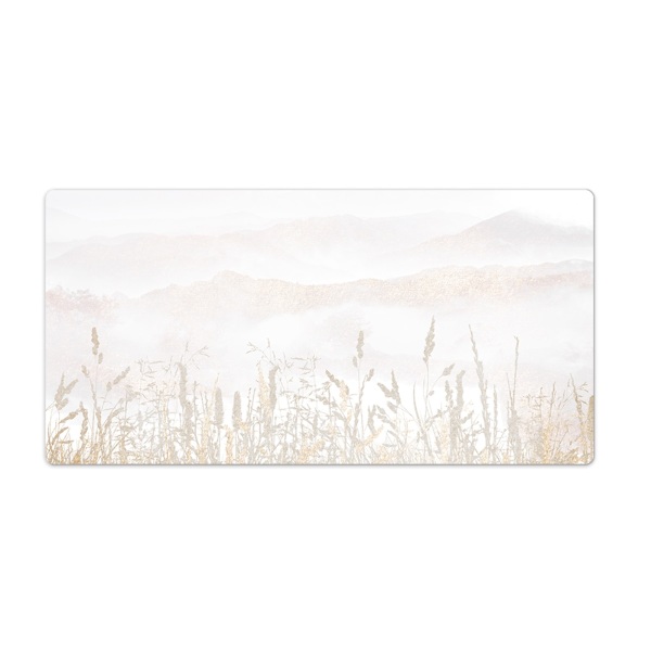 Tapis de bureau Champ dans le brouillard