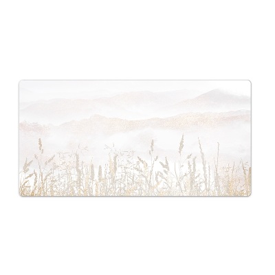 Tapis de bureau Champ dans le brouillard