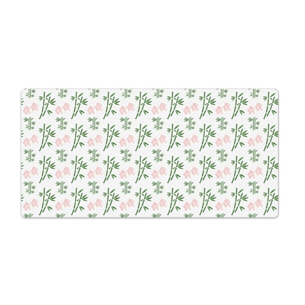 Protège bureau Bambous et fleurs